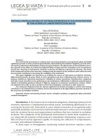 Tactical Particularities of Witness Interviews in the Investigation of Violations of Labor Protection Rules